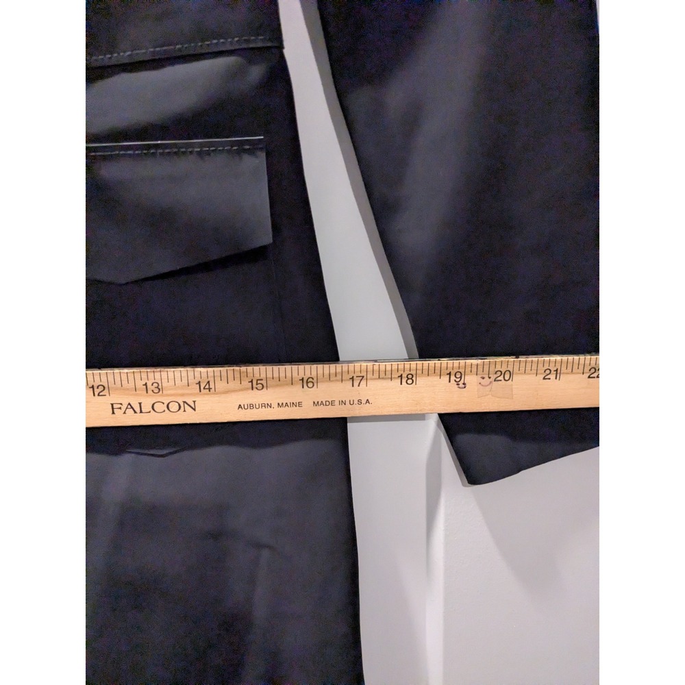 Tory Burch Courbette Corpcore Trench Minidress Womens Small Black Bistretch S/P - Picture 11 of 14